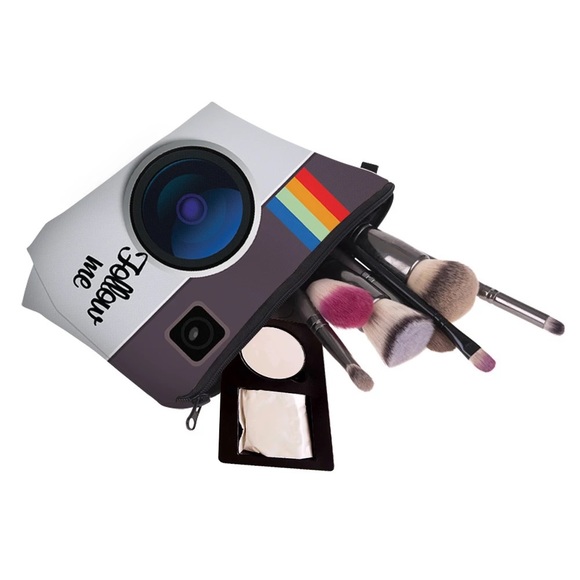 Instagram App Icon Cosmetic Makeup Bag Clutch - Picture 7 of 15